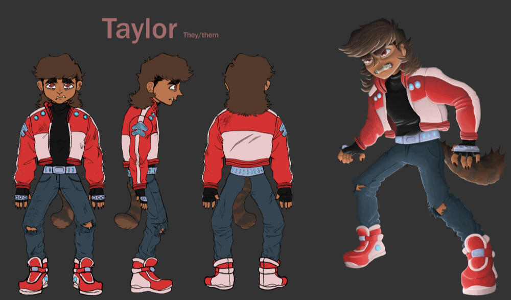 Post Apocalyptic world Main Character